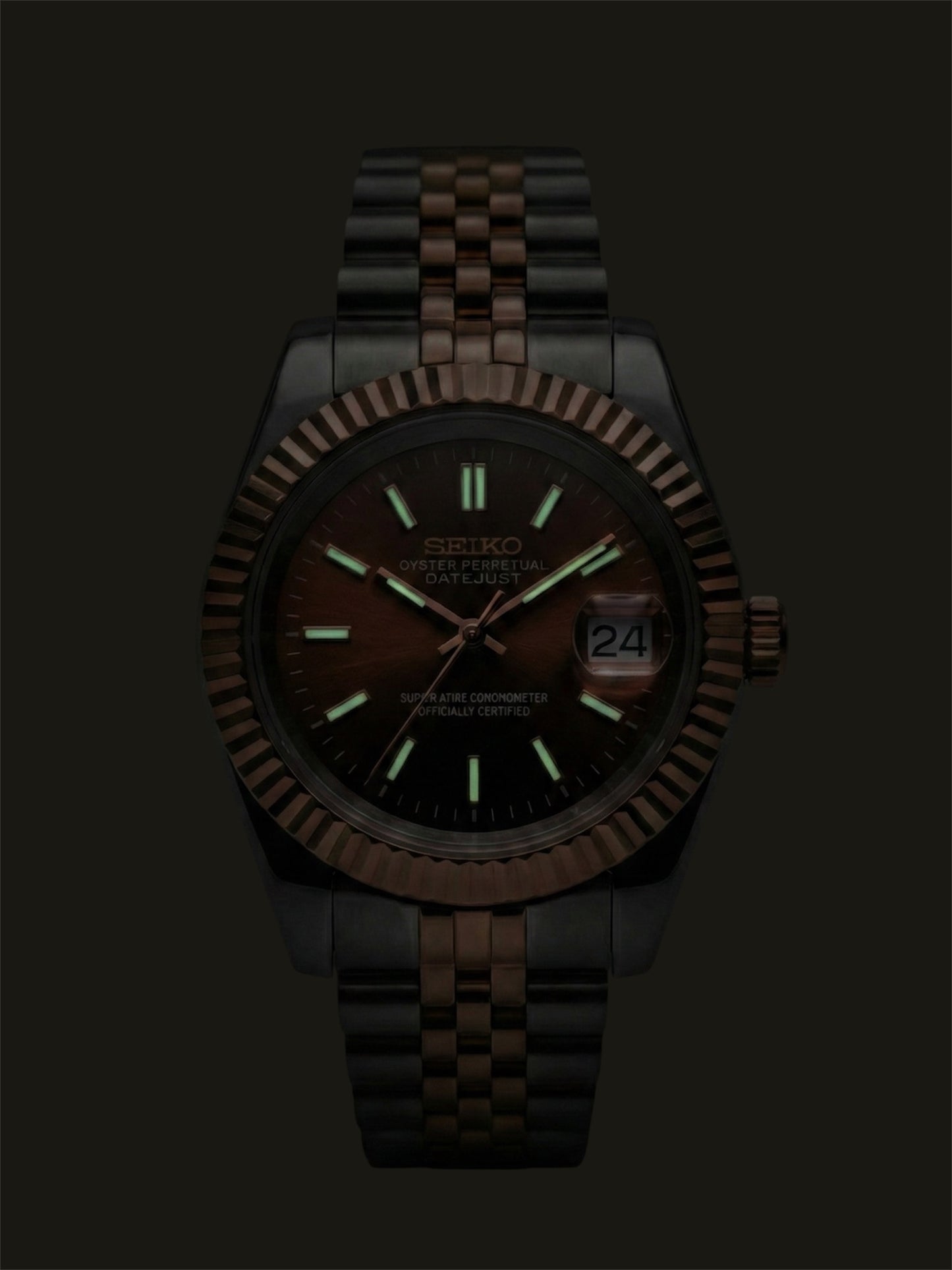 Choklad - Tvåton Datejust Mod
