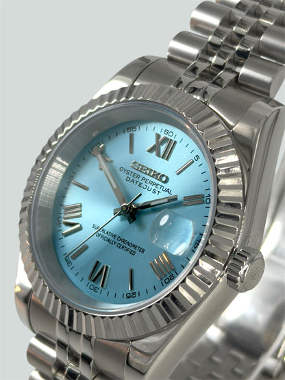 Light Blue Roman - Datejust Mod