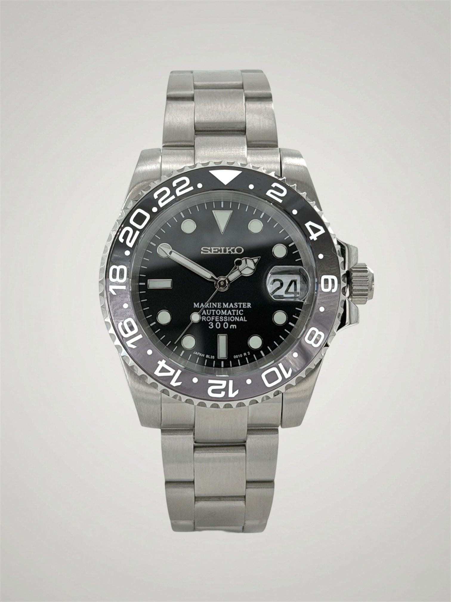 Bruce-wayne-black-gray-submariner-Seikomariner-Seikomod-sverige-oyster