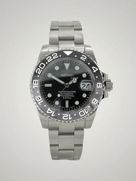 Bruce-wayne-black-gray-submariner-Seikomariner-Seikomod-sverige-oyster