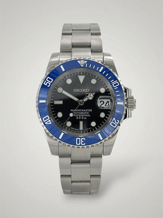 Cookie-monster-blue-submariner-Seikomariner-Seikomod-sverige-oyster