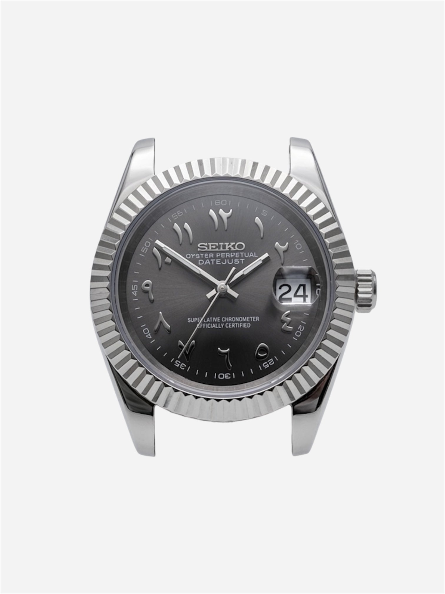 Grey Arabic - Datejust Mod