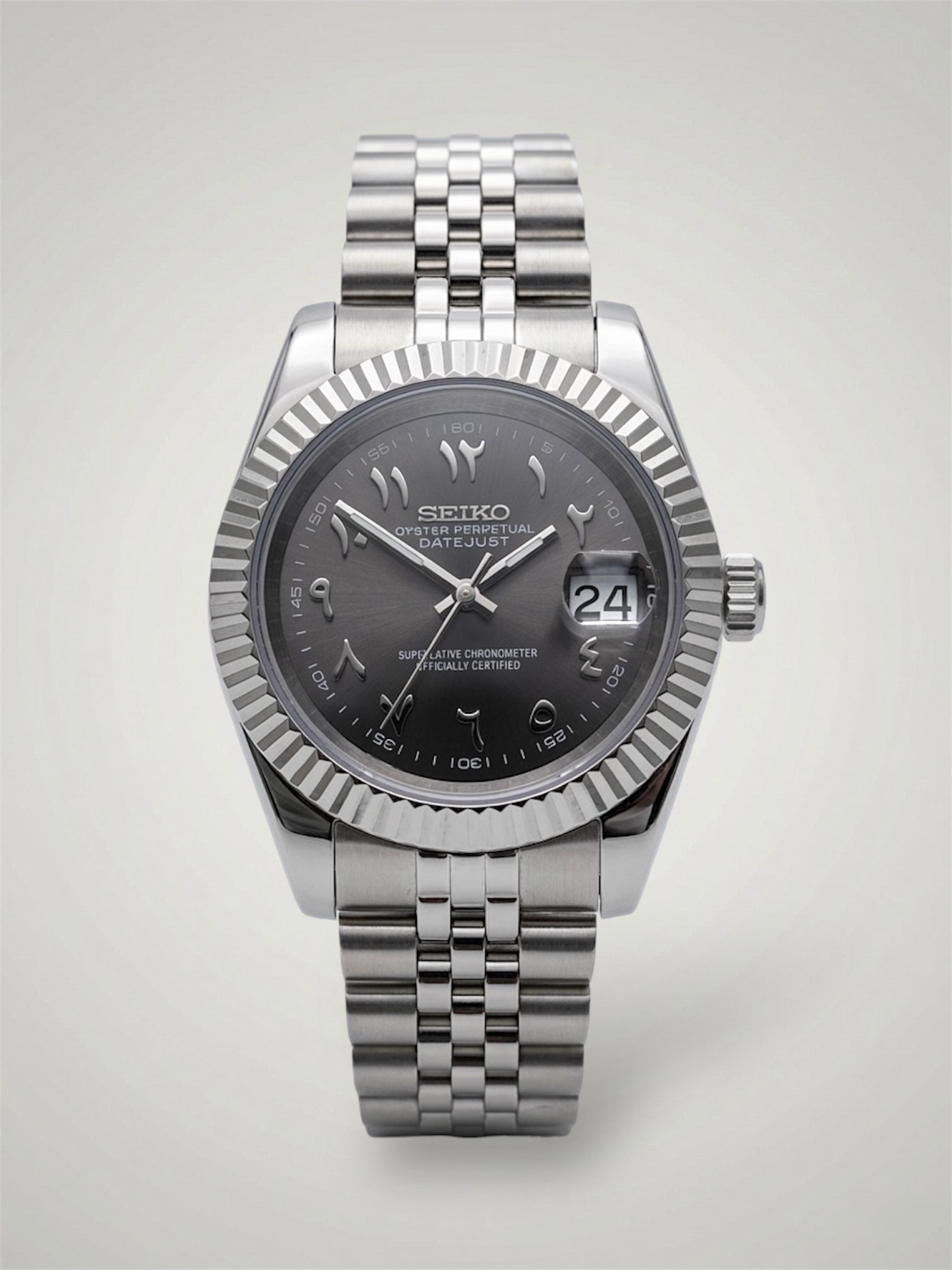 Gray-arabic-Datejust-Seikojust-Seikomod-sverige