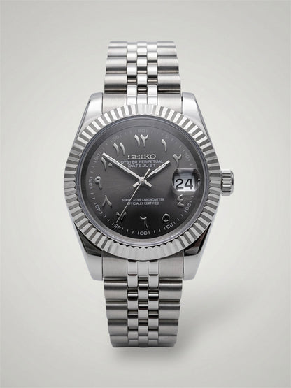 Gray-arabic-Datejust-Seikojust-Seikomod-sverige