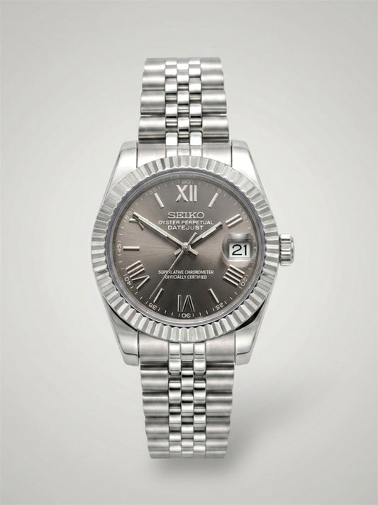 Gray-roman-Datejust-Seikojust-Seikomod-sverige