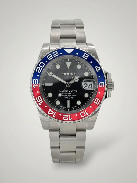 Pepsi-red-blue-submariner-Seikomariner-Seikomod-sverige-oyster