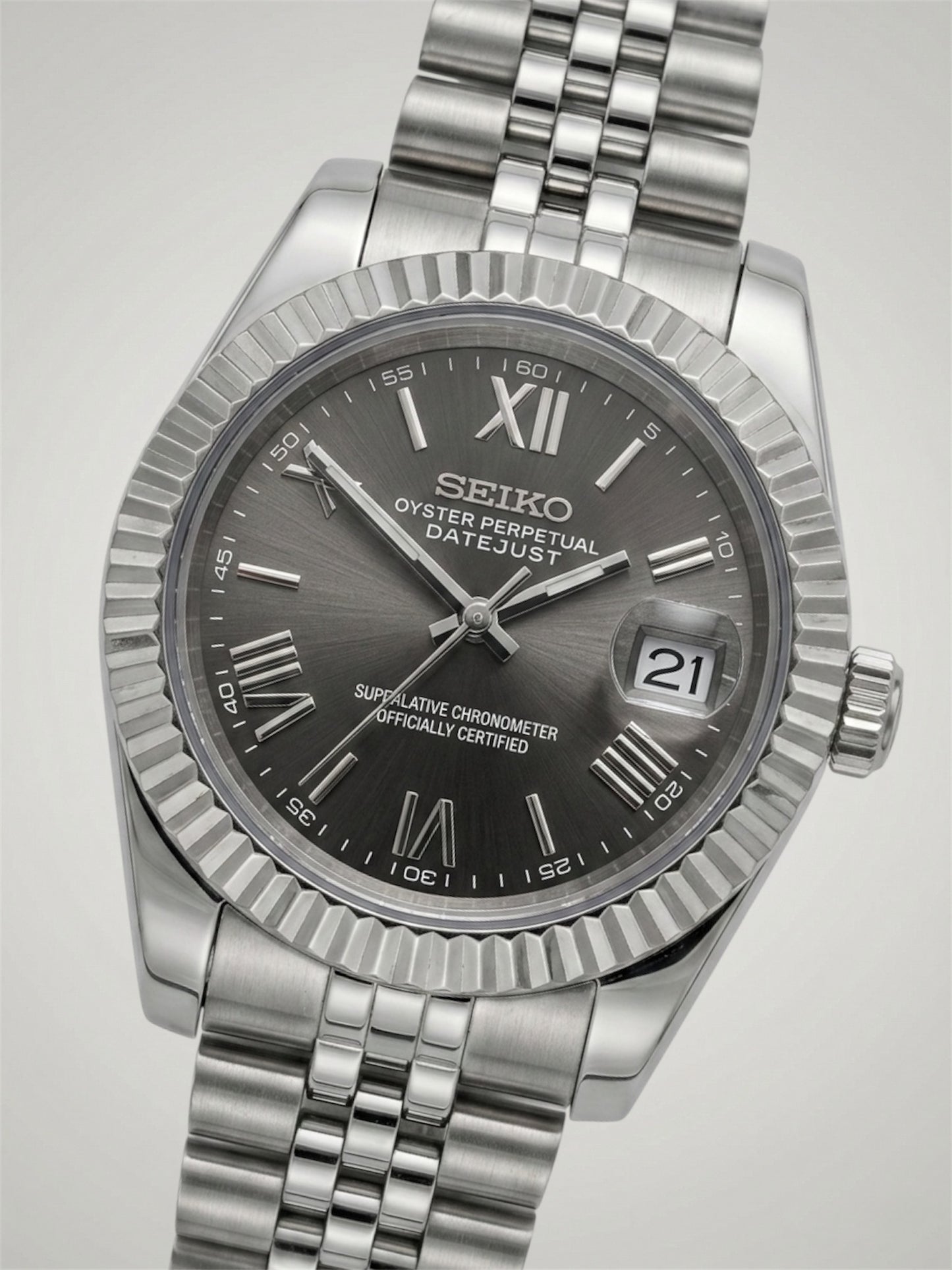 Grey Roman - Datejust Mod