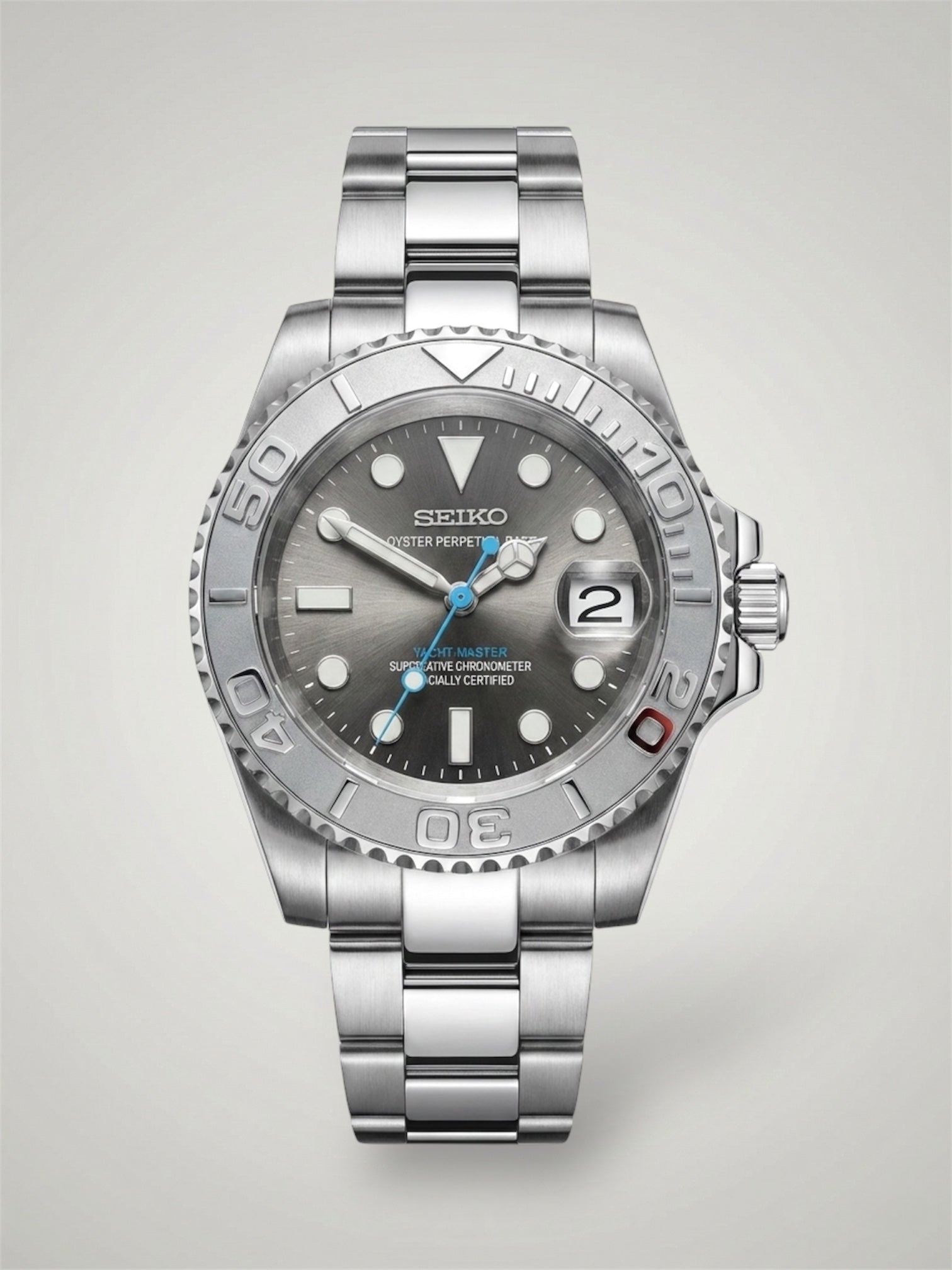 Yacht-master-gray-steel-Seikomod-sverige